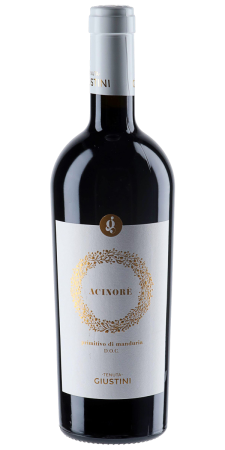Wino Tenuta Giustini Acinore Primitivo di Manduria