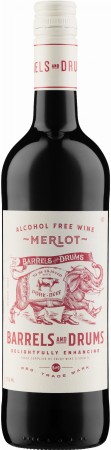 Wino Bezalkoholowe Barrels & Drums Merlot