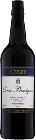 Wino Don Benigno Cream Sherry Jerez 0,75l