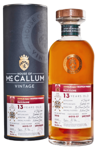 WHISKY MCCALLUM DAILUAINE 13 YO THE AULD ALLIANCE 46,5% 0,7L