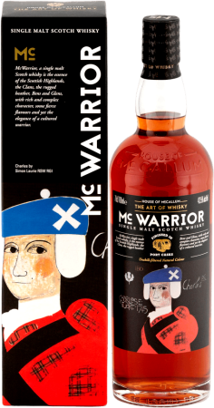 WHISKY MCCALLUM MC WARRIOR SINGLE MALT PORT CASK FINISH 43,5% 0,7L