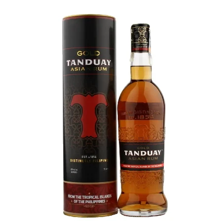 Rum Tanduay Gold Asian 40% 0,7l. + tuba