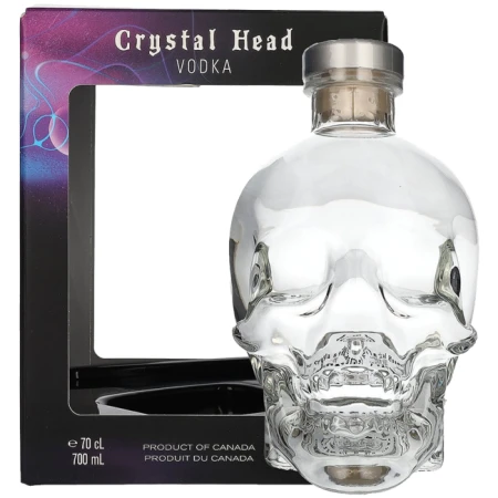 Wódka Crystal Head Czaszka 30% 0,7l. + kartonik