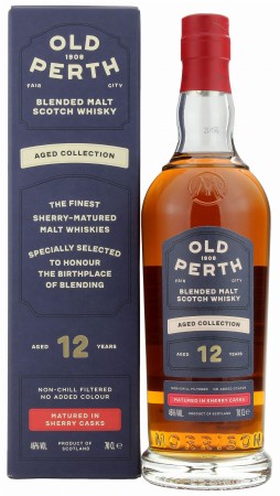 Whisky Old Perth 12 yo Sherry Matured 46% 0,7l. + kartonik