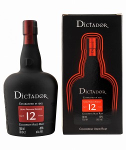 Rum Dictador 12YO 40% 0,7l + karton