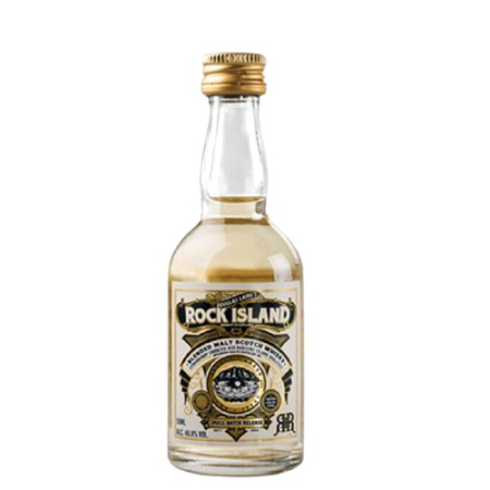 Whisky Rock Island Blended Malt 46,8% 50ml mini