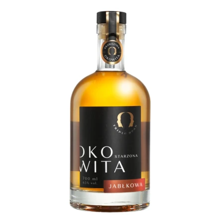 Wódka Silesia Distillery Triple Head Okowita Jabłkowa Starzona 43% 0,7