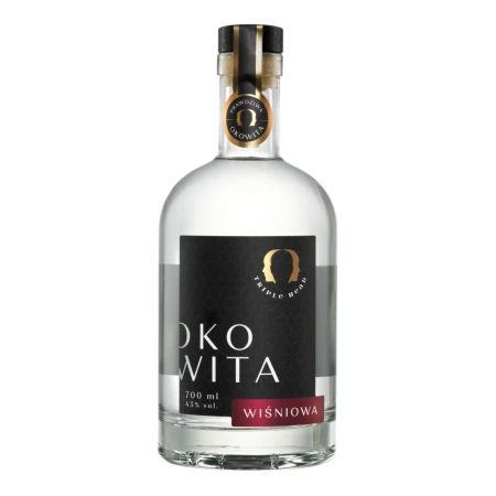 Wódka Silesia Distillery Triple Head Okowita Wiśniowa 43% 0,7