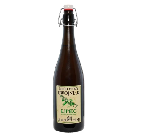 Miód Pitny JAROS Dwójniak "Lipiec Perlisty" Butelka 0,75