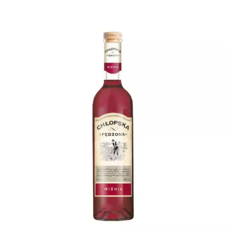 Wódka Chłopska Pędzona Wiśnia 0,5l. 32%