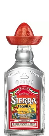 tequila Sierra Silver miniaturka 38% 0,05l
