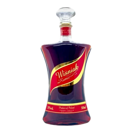 Likier Wiśniak na Rumie 35% 0,5l