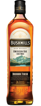 Whiskey Bushmills Bourbon Finish 40% 0,7l.