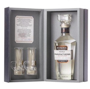 Wódka Smakowa Manufakturowa Rocznikowana 0,7l 46,3% etui+2kiel