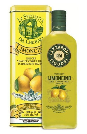 Likier Lazzaroni Limoncino 32% 0,5l + metal box