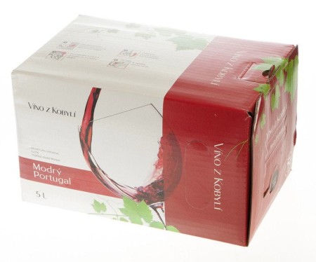 Wino z Kobyli Modry Porugal 5l. BIB