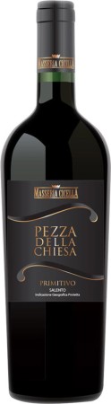 Wino Masseria Cicella Pezza Della Chiesa Primitivo Salento 16+2% 0,75l.