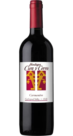 Wino Bodega Cien y Cerro Carmenere 13,5% 0,75l.