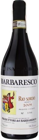 Wino Rio Sordo Barbaresco 2009