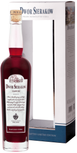 Wódka Dwór Sieraków Czarny Bez 40% 0,7l + karton