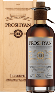 Brandy Proshayn 22 YO Reserve 40% 0,7 l + skrzynka