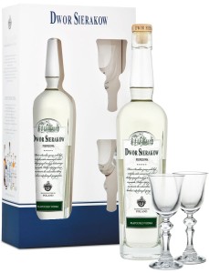 Wódka Dwór Sieraków Pieprzowa 40% 0,7l. + 2 kieliszki