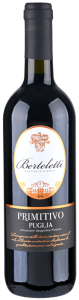 Wino Berteletti Primitivo Puglia 13% 0,75 l