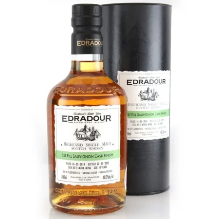 Whisky Edradour 2014 Sauvignon Cask Finish 48,2% 0,7l + tuba