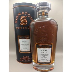 Whisky Glen Spey 17 yo Signatory Vintage 57,3% 0,7 l + tuba