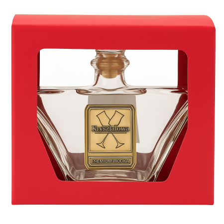 Wódka Manufaktura Nalewek Wódka Kryształowa Karafka 40% 0,5l.