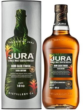 Whisky Jura Rum Cask Finish 40% 0,7 l + tuba