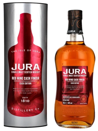 Whisky Jura Red Wine Cask Edition 40% 0,7 l + tuba