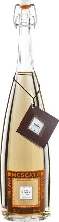 Grappa Via Roma Moscato 40% 0,7 l