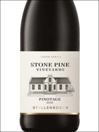 Wino Stone Pine Vineyards Pinotage Stellenbosch 0,75