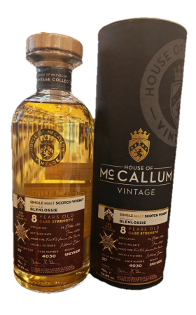 WHISKY MC CALLUM GLENLOSSIE 8 YO CASK STRENGHT 0,7