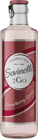 Koktail winny w stylu frizzante  Sovinello 2 GO Strawberry Spritz 5,5% 0,275l