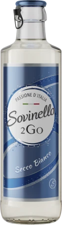 Koktajl winny w stylu frizzante  Sovinello 2 GO Secco bianco 5,5% 0,275l