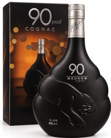 Cognac Meukow 90 Proof 45% 0,7 l + kartonik