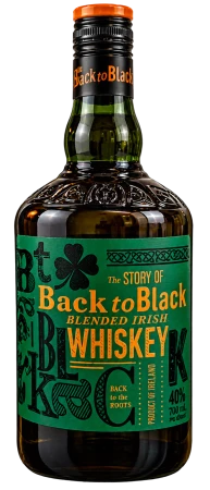 Whiskey Back to Black Irish Blended 40% 0,7 l