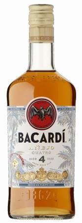 Rum Bacardi Anejo Cuatro 4YO 40% 0,7l